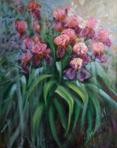 Print of Floral Paintings by Galina Grygoruk