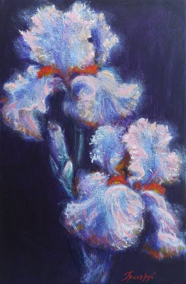 Print of Fine Art Floral Paintings by Galina Grygoruk