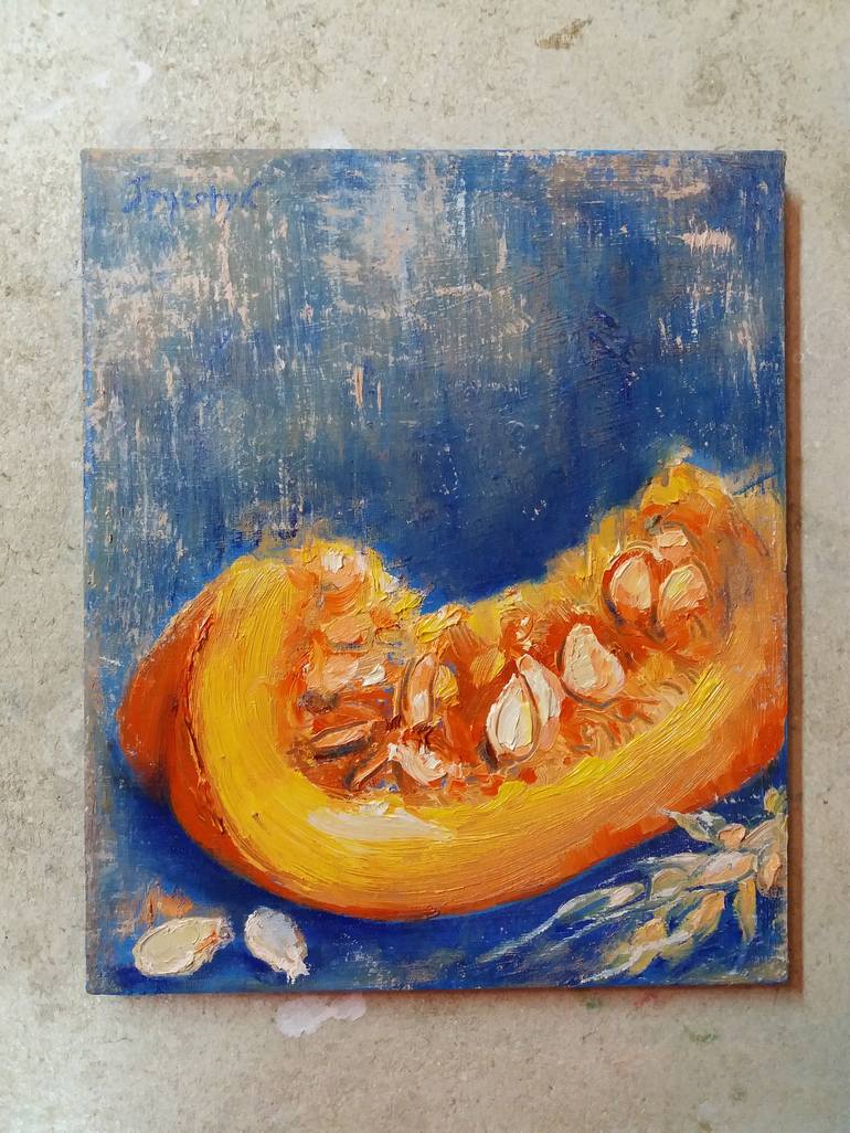 Original Expressionism Food Painting by Galina Grygoruk