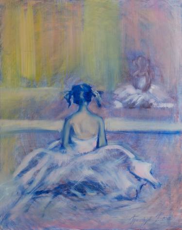 Ballerina Original Oil Painting - "AlterEgo" thumb