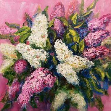 Print of Impressionism Floral Paintings by Galina Grygoruk