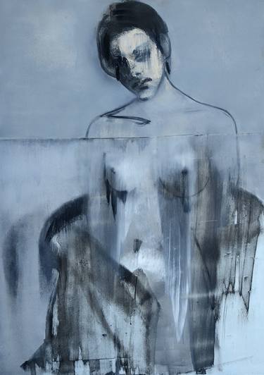 Original Nude Painting by Weronika Pawlowska