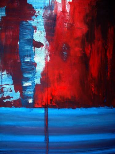 Original Abstract Painting by Lou Jimenez