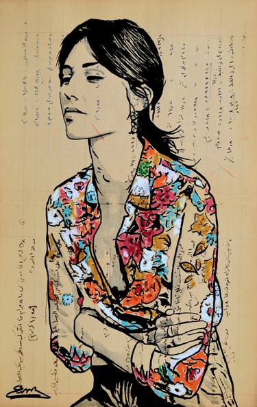 Print of Women Paintings by jan noah