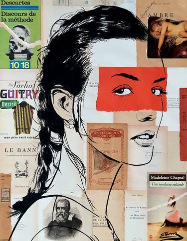 Original Abstract Women Collage by jan noah