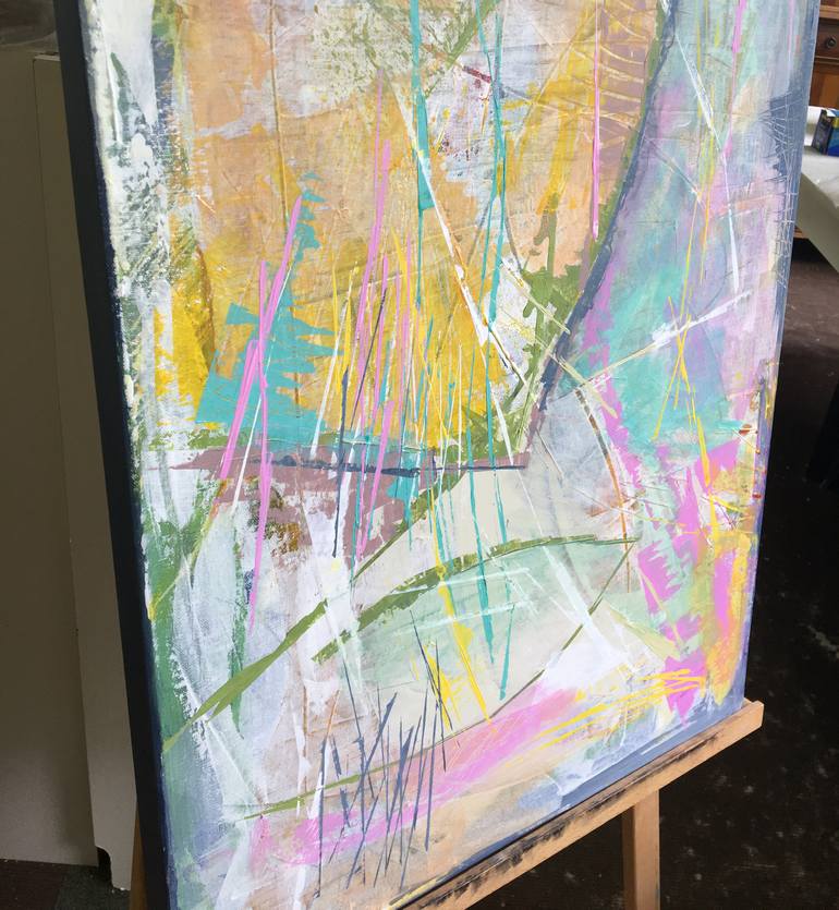 Original Abstract Expressionism Abstract Painting by Tal Wagner