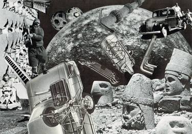 Original Surrealism Popular culture Collage by Thomas Nagel