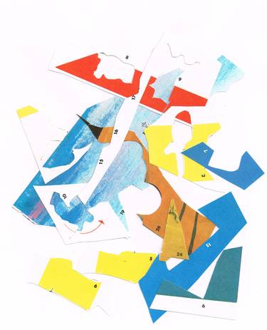 Print of Abstract Geometric Collage by Thomas Nagel