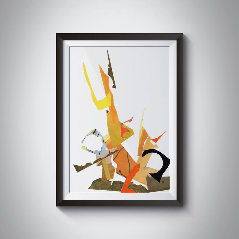 Original Conceptual Abstract Collage by Thomas Nagel