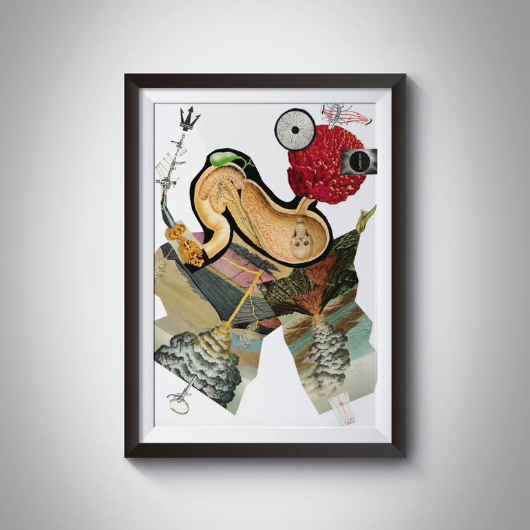 Original Conceptual Classical mythology Collage by Thomas Nagel