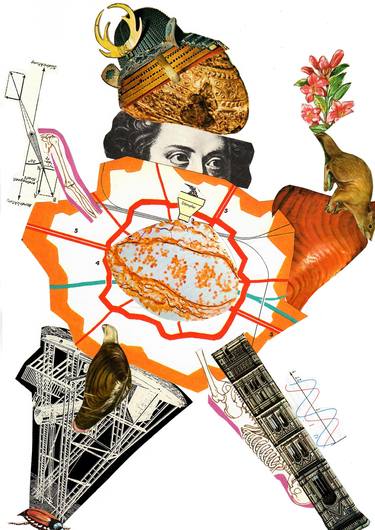 Original Classical mythology Collage by Thomas Nagel