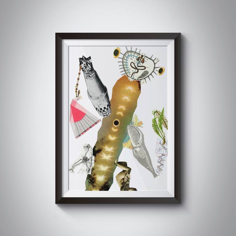 Original Conceptual Classical mythology Collage by Thomas Nagel