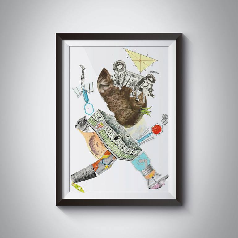 Original Conceptual Other Collage by Thomas Nagel