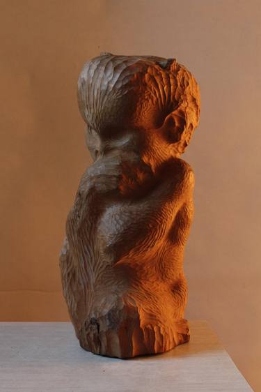 Original Figurative Fantasy Sculpture by yuriy rymar