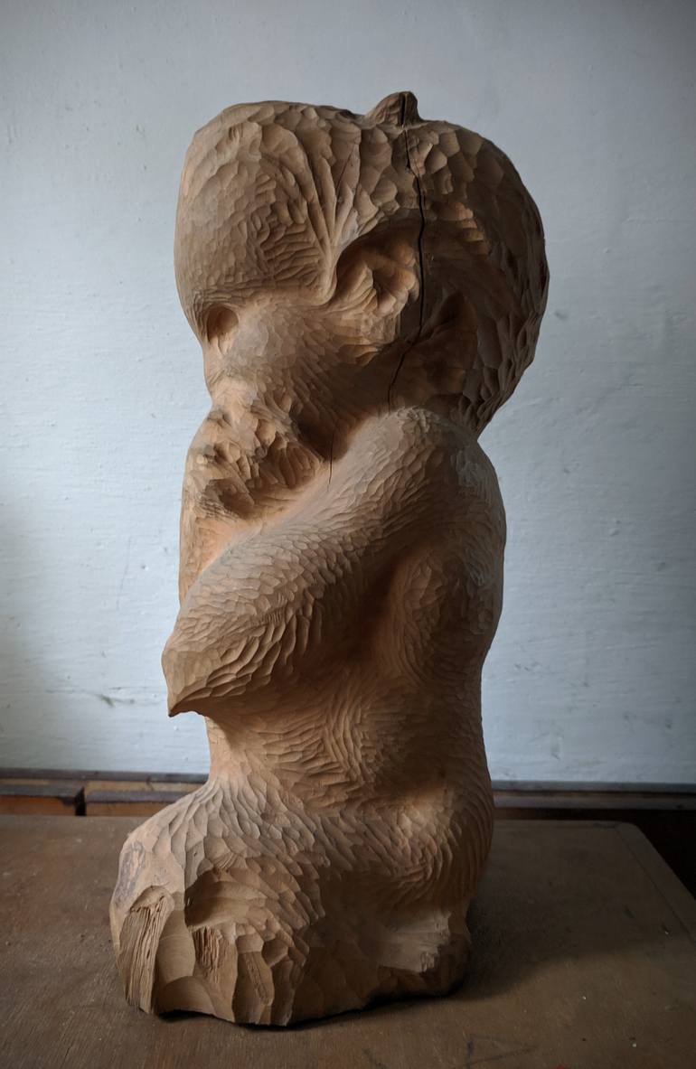 Original Figurative Fantasy Sculpture by Yuriy Rymar