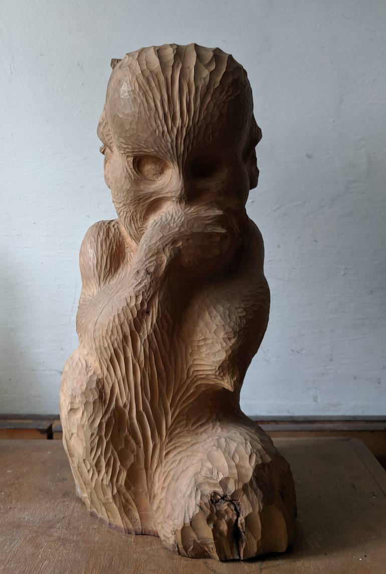 Original Figurative Fantasy Sculpture by Yuriy Rymar