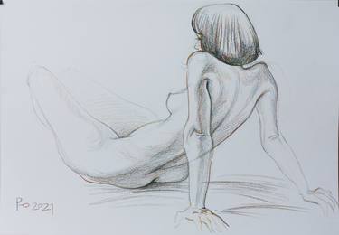 Original Fine Art Body Drawings by yuriy rymar