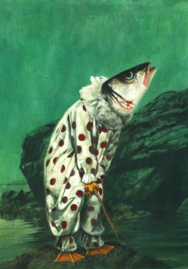 Print of Surrealism Fish Paintings by Michael Thomas
