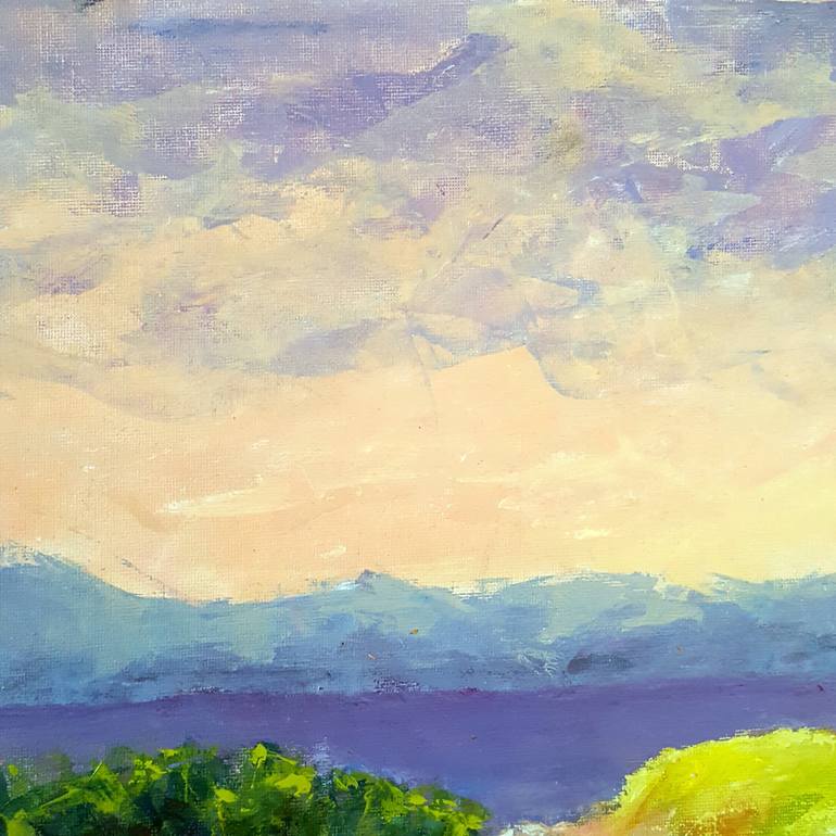 Original Abstract Landscape Painting by Iglika Todorova