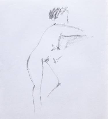 Original Nude Drawings by Viola Debel
