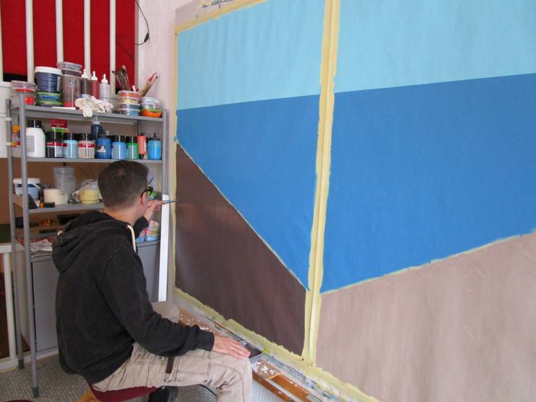 Original Conceptual Politics Painting by Ariel Zachor