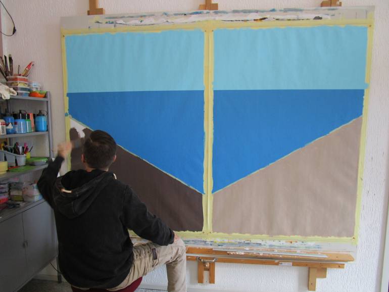 Original Conceptual Politics Painting by Ariel Zachor