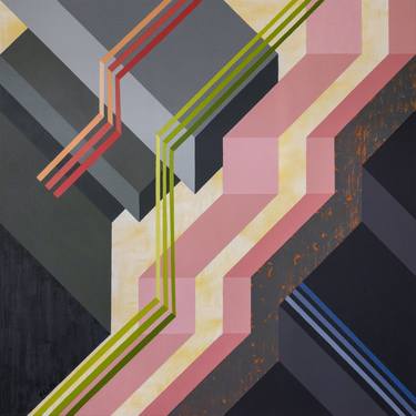 Original Conceptual Geometric Paintings by Ariel Zachor