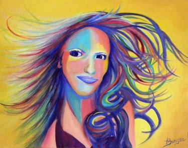 Original Fine Art Women Paintings by Carolyn Burger