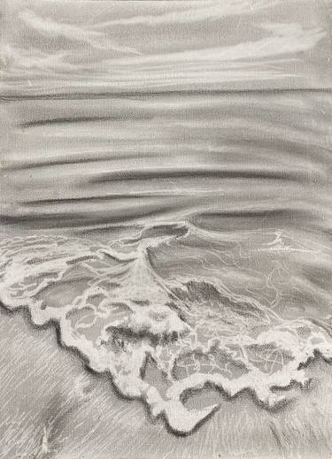 Original Black & White Seascape Drawings by Alicia Lopez