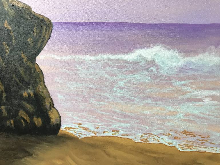 Original Figurative Seascape Painting by Alicia Lopez