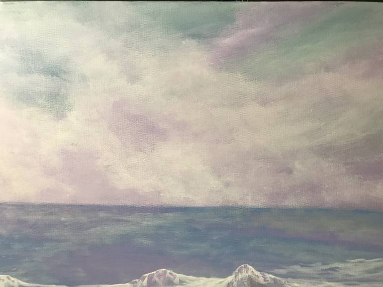 Original Figurative Seascape Painting by Alicia Lopez