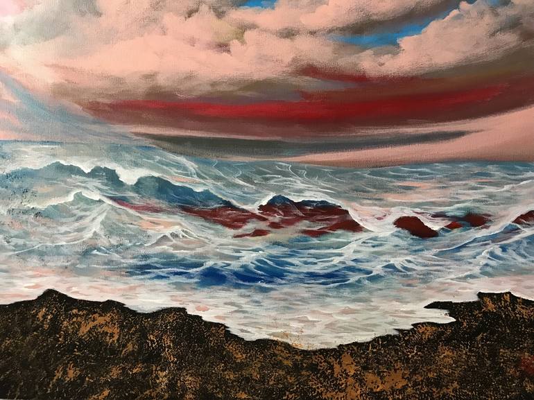 Original Realism Seascape Painting by Alicia Lopez