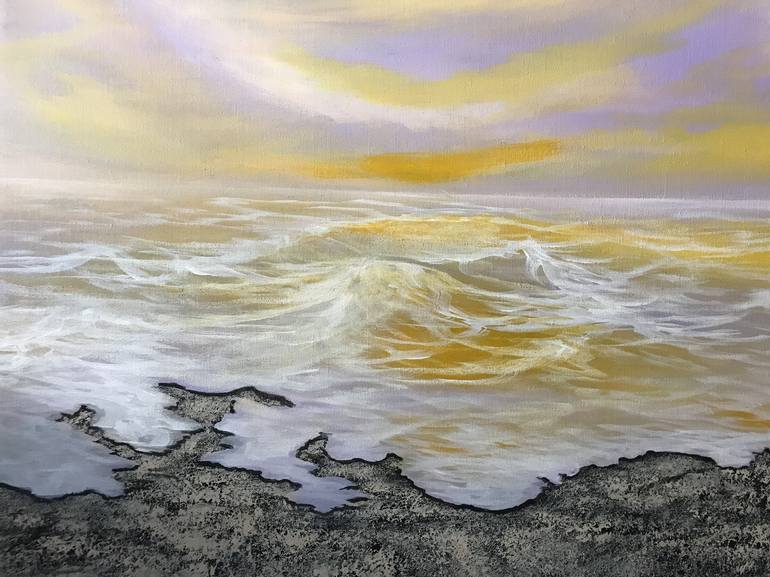 Original Realism Seascape Painting by Alicia Lopez