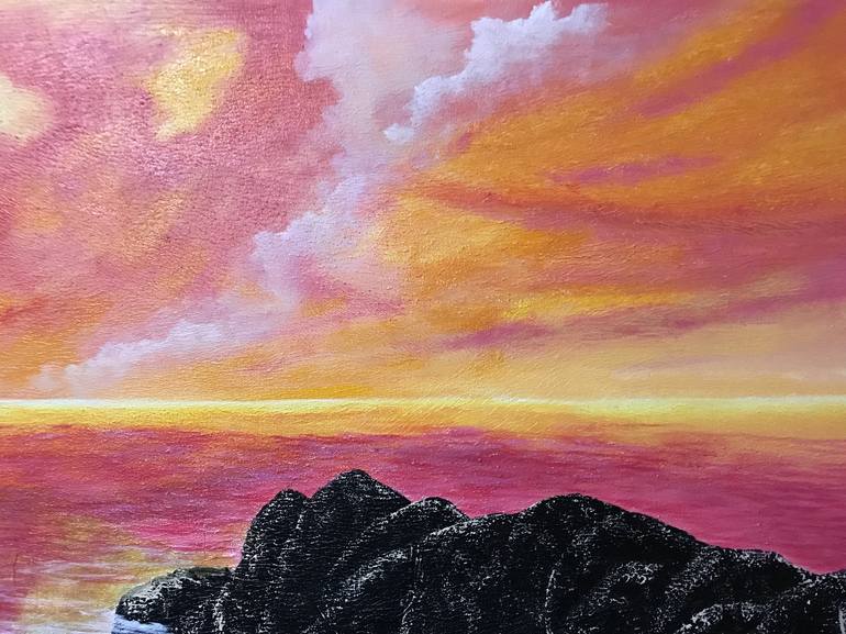 Original Realism Seascape Painting by Alicia Lopez