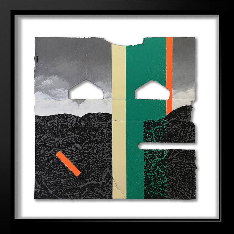 Original Conceptual Geometric Mixed Media by Hamish Macaulay