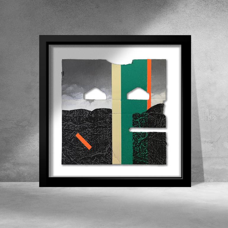 Original Conceptual Geometric Mixed Media by Hamish Macaulay