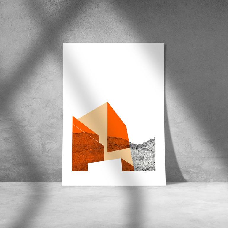 Original Abstract Architecture Printmaking by Hamish Macaulay