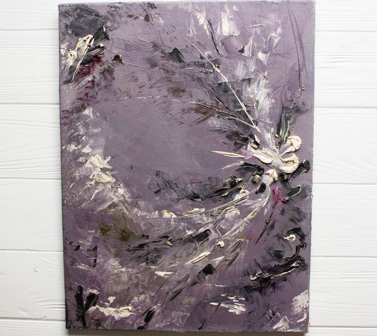 Original Abstract Expressionism Abstract Painting by Olesia Hlukhovska