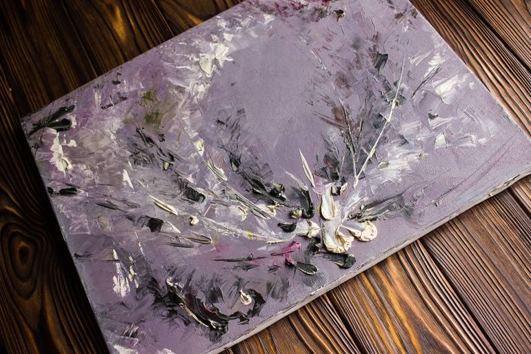 Original Abstract Expressionism Abstract Painting by Olesia Hlukhovska