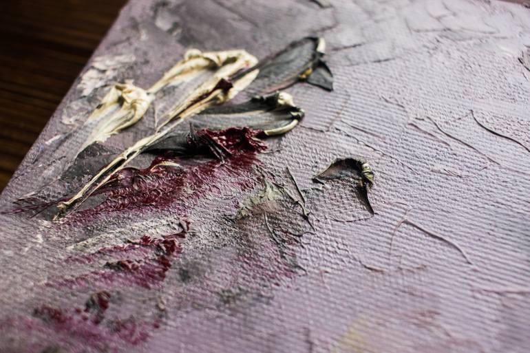 Original Abstract Expressionism Abstract Painting by Olesia Hlukhovska