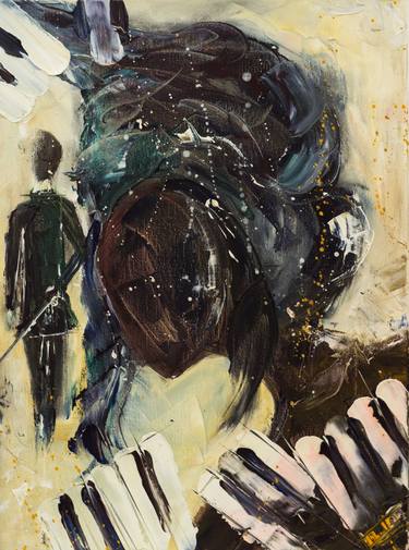 Print of Music Paintings by Olesia Hlukhovska