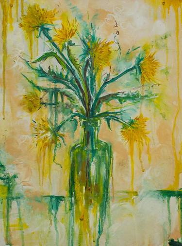 Print of Impressionism Floral Paintings by Olesia Hlukhovska