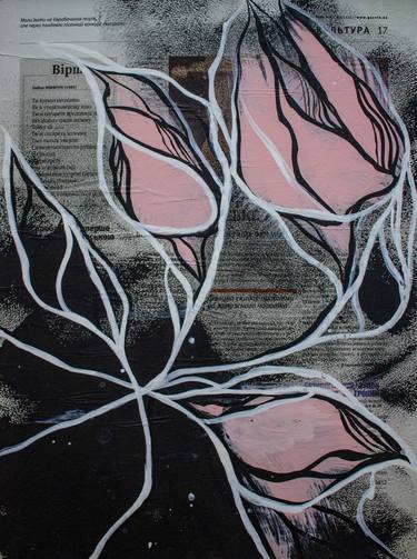 Print of Abstract Floral Paintings by Olesia Hlukhovska