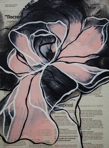 Print of Impressionism Floral Paintings by Olesia Hlukhovska