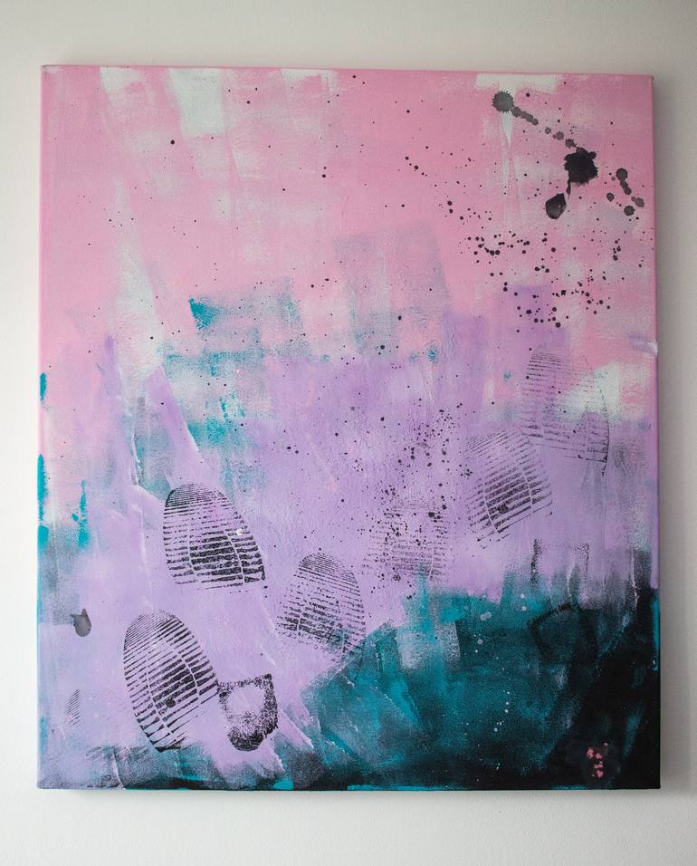 Original Abstract Painting by Olesia Hlukhovska