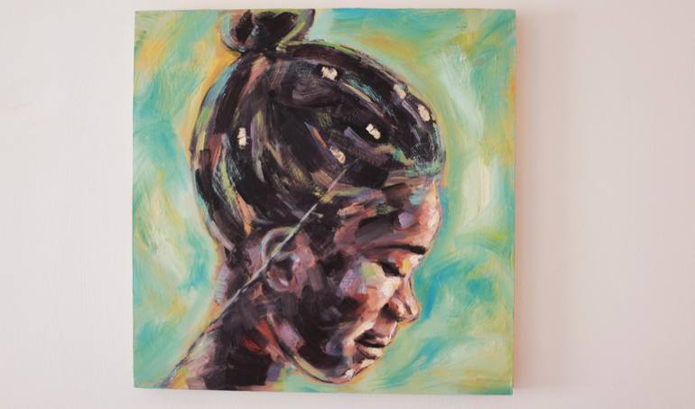 Original Portrait Painting by Charley Jones