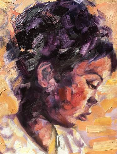Original Expressionism Portrait Paintings by Charley Jones