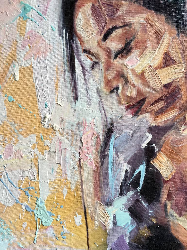 Original Expressionism Women Painting by Charley Jones