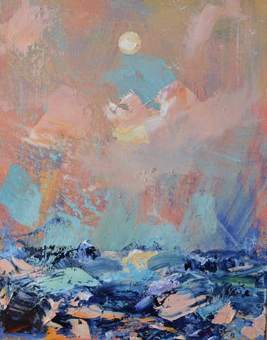 Original Abstract Expressionism Landscape Paintings by Charley Jones