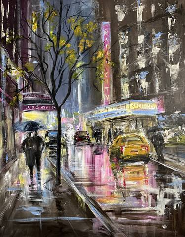 Print of Contemporary Cities Paintings by Anna Afshar